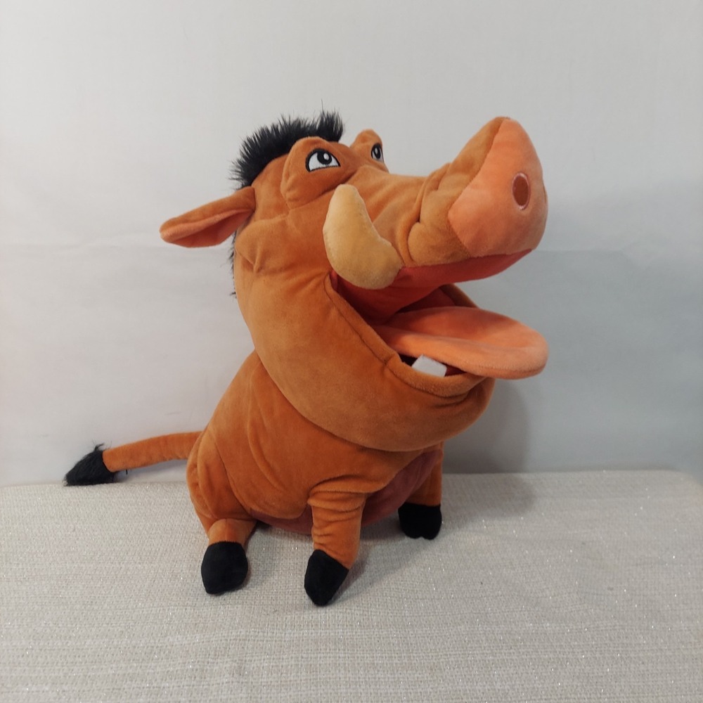 Disney Store The Lion King Pumba Warthog Plush 14"‎
